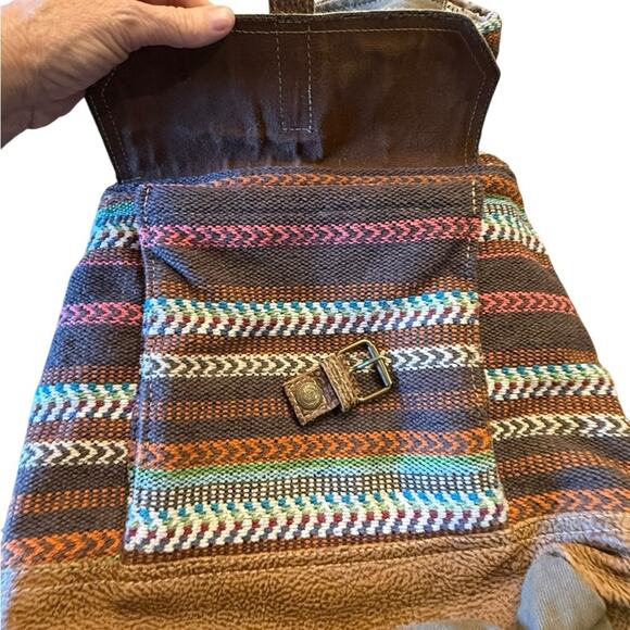 Myra Handbags | The Sock Shop Myra Bag Calfhair, Leather and Multicolor Western Backpack